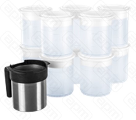 КОМПЛЕКТ СТАКАНОВ 10 ШТ  ЗАЩИТНЫЙ СТАКАН 1 ШТ ДАППАРАТА PACOJET 69013000