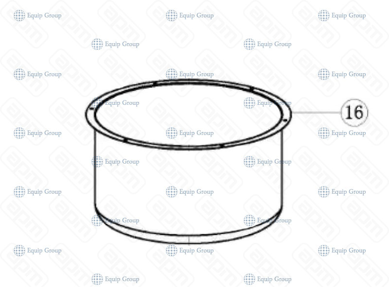 ЧАША ВНУТРЕННЯЯ ДЛЯ РИСОВАРКА HURAKAN HKN-SR180