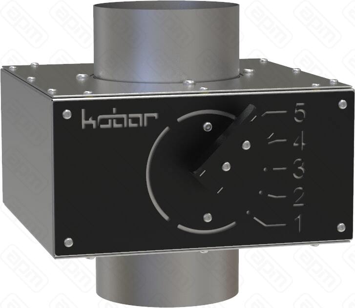 РЕГУЛЯТОР ТЯГИ ВНЕШНИЙ ЗАСЛОНКА ДЫМОХОДА