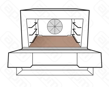 КОВРИК ТЕФЛОН С АНТИПРИГАРНЫМ ПОКРЫТИЕМ ДЛЯ ПЕЧИ SPEEDPRO UNOX TG365