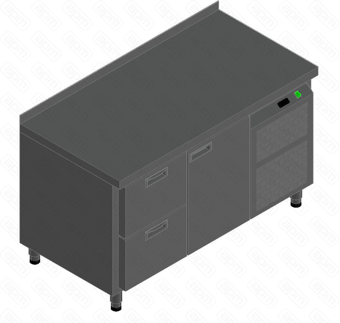 СТОЛ С ОХЛАЖДШКАФОМ HICOLD GN21TN