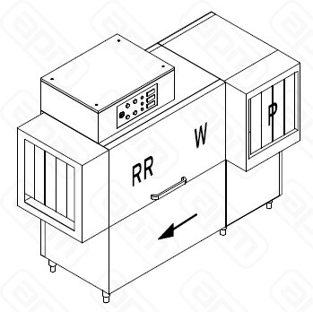 МАШИНА ПОСУДОМОЕЧНАЯ DIHR RX 184 LC SX
