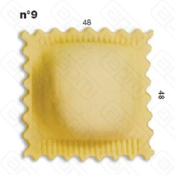 ШТАМП ДРАВИОЛИ ДЛЯ НАСАДКИ LA MONFERRINA MULTIPASTA КВАДРАТ 48Х48 ММ 9