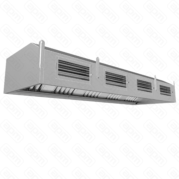 ЗОНТ ПРИТОЧНО-ВЫТЯЖНОЙ ПРИСТЕННЫЙ ЗППВ-180100