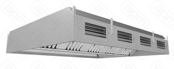 ЗОНТ ПРИТОЧНО-ВЫТЯЖНОЙ ЦЕНТРАЛЬНЫЙ ЗЦПВ-80160