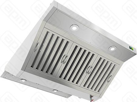 ЗОНТ ВЫТЯЖ ОСТРОВНОЙ ЗВООК-12510