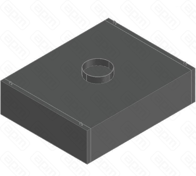 ЗОНТ ПРИТОЧ-ВЫТЯЖОСТРОВНОЙ ЗКВООСП-1512 КОРОБЧАТЫЙ