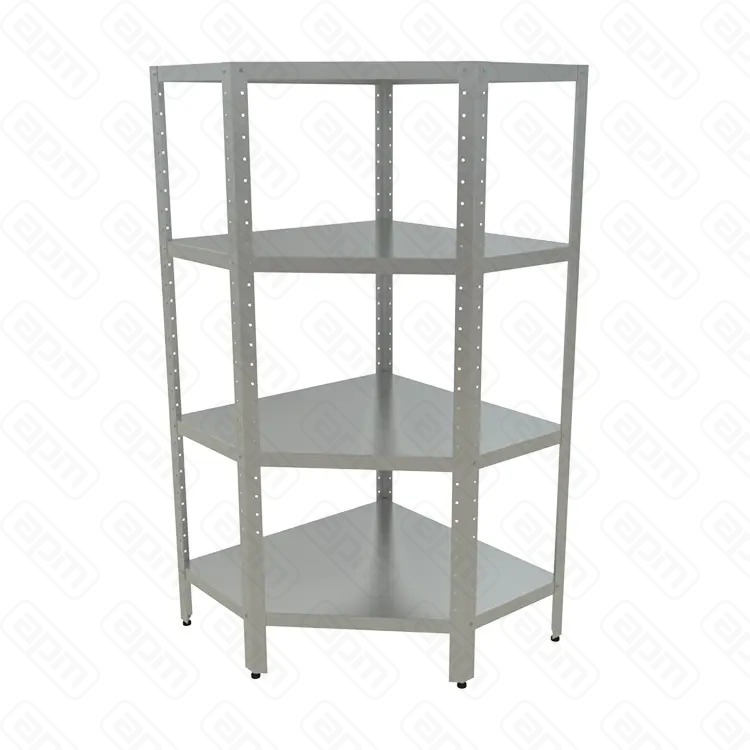 СТЕЛЛАЖ КУХОННЫЙ УГЛОВОЙ РАЗБОРНЫЙ КОБОР СКУ-63-70100 ВЫСОТА 1800