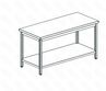 СТОЛ ПРОИЗВОДСТВЕННЫЙ APACH CHEF LINE LWT810SH