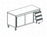 СТОЛ ПРОИЗВОДСТВЕННЫЙ ЗАКРЫТЫЙ APACH CHEF LINE LWC622SH2SDDR