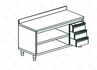 СТОЛ ПРОИЗВОДСТВЕННЫЙ ЗАКРЫТЫЙ С 3-Х СТОРОН APACH CHEF LINE LWC613SH2UDR