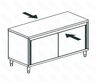 СТОЛ ПРОИЗВОДСТВЕННЫЙ ЗАКРЫТЫЙ СКВОЗНОЙ APACH CHEF LINE LWC614SH2SDPT