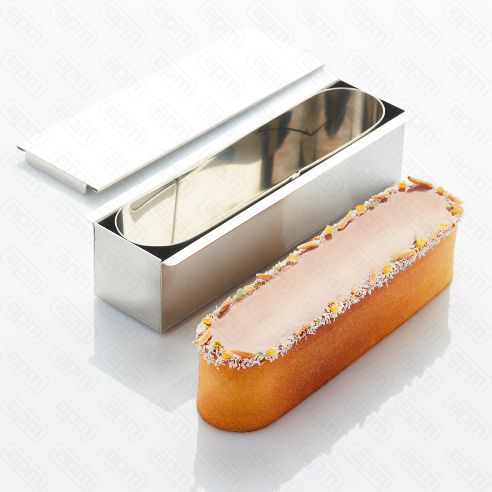 Форма двыпечки Block  Oval - Travel cake 2в1 60х250 h60мл нержсталь 30TC56