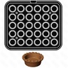 Форма B для выпечки тарталеток d4736мм d4130мм h18135мм 30 ячеек для Cookmatic PIASTRA B