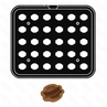 Форма N для тарталеток Орех 40х3434х28мм h1613мм 30 ячеек для аппарата Cookmatic PIASTRA N