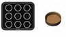 Форма для выпечки тарталеток d7571мм h20мм 9 ячеек для аппарата Cookmatic PIASTRA29
