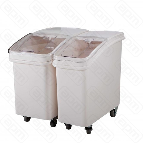 Контейнер для сыпучих продуктов 102л 75х40см h71см цвет белый серия Jiwins JW-S102