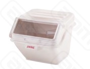 Контейнер для сыпучих продуктов 40л 43х48см h59см цвет белый серия Jiwins JW-S40