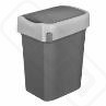 Бак для мусора SMART BIN 25л 333x269x457мм с крышкой маятник серый 434214811