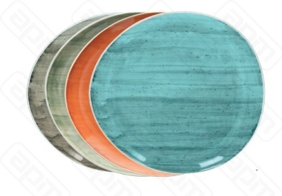 Тарелка 31h3285 см B-RUSH ORANGE BI022313657