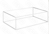 Стендбаза для подносов GN 11 24 53x325-53x165см хромированная 44840-50