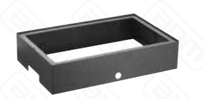 База средняя CALEIDO 57х367см h125см сталь цвет Gris 518D0002