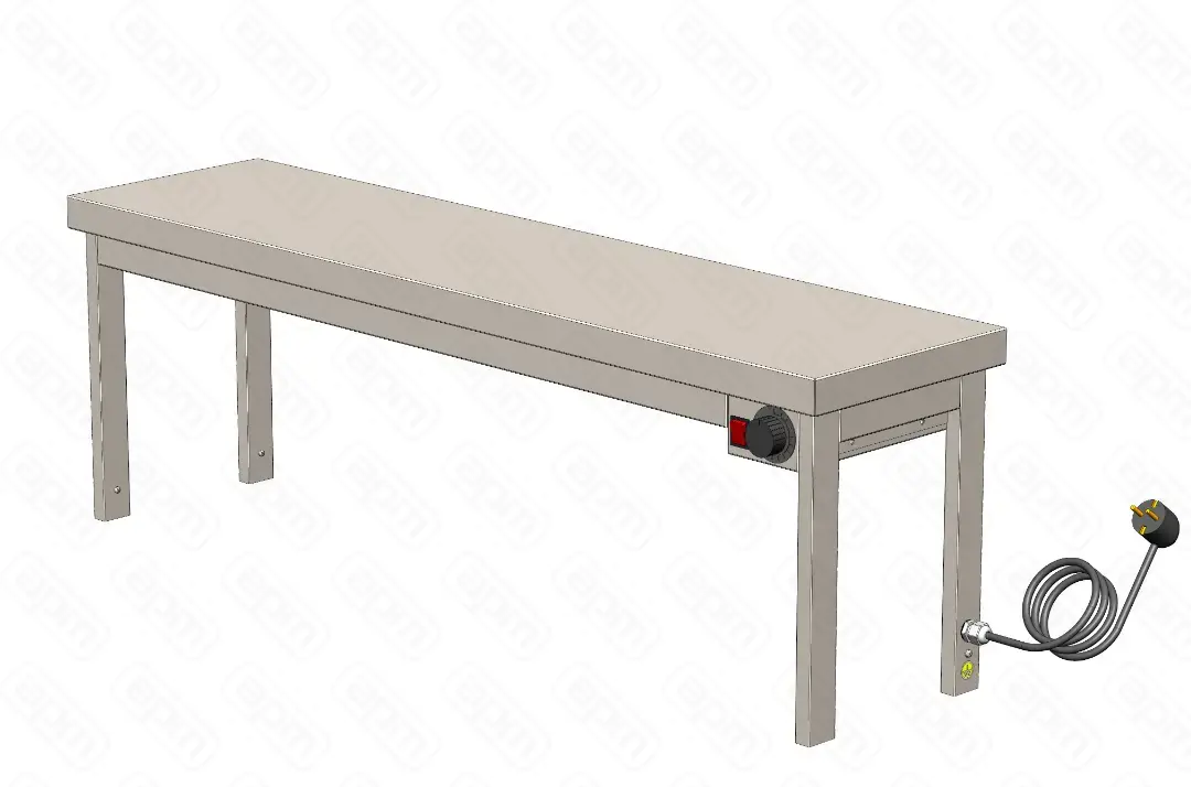 Полка настольная тепловая одноярусная THS1 744 Ч38272