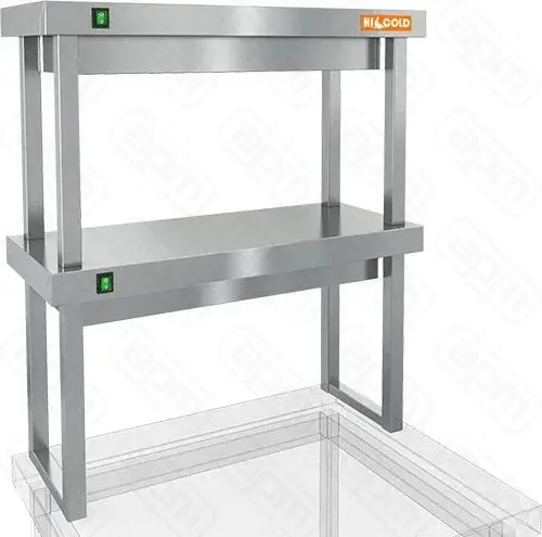 Полка тепловая тип TP 2-124 двухъярусная