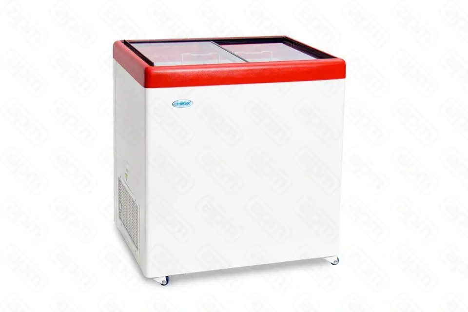 Ларь морозильный СНЕЖ МЛП 250 красный