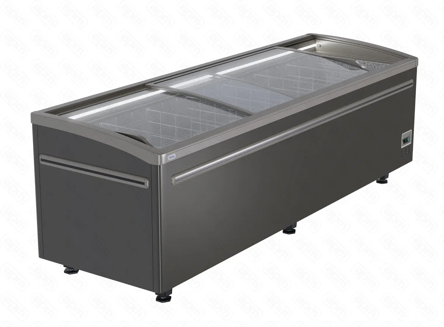 Ларь-бонета Haier GTS2100G с разделителями серый