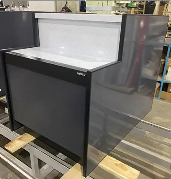 Dazzl Прилавок кассовый Galaxy 080 90 RAL 7024