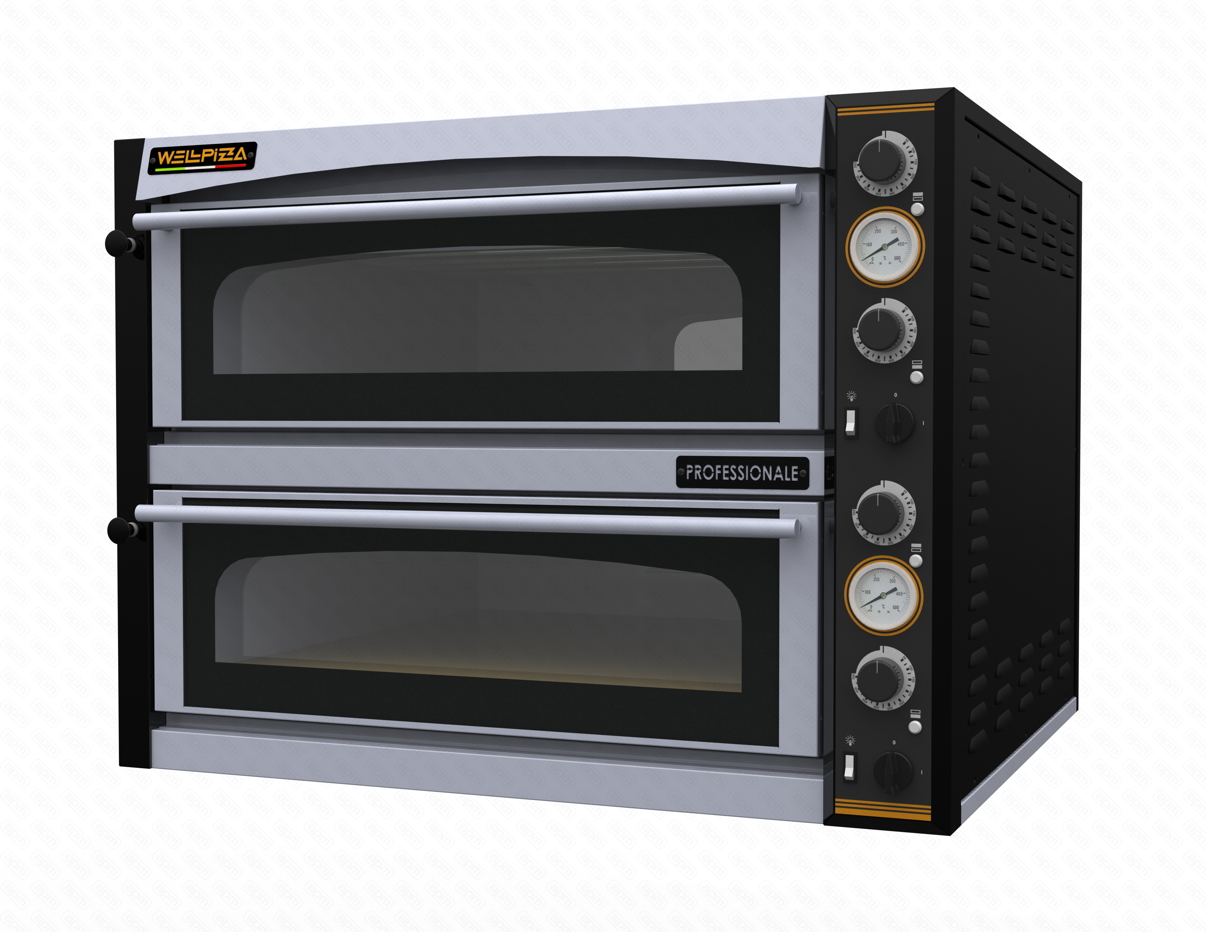 Печь для пиццы тм WLBake серии WellPizza мод Professionale 66M L полная отделка камнем