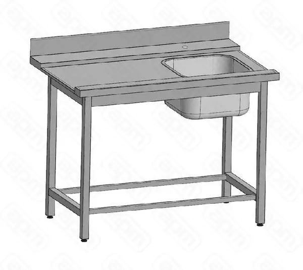 Стол предмоечный GP СПМП 1200750870 п 33805кп