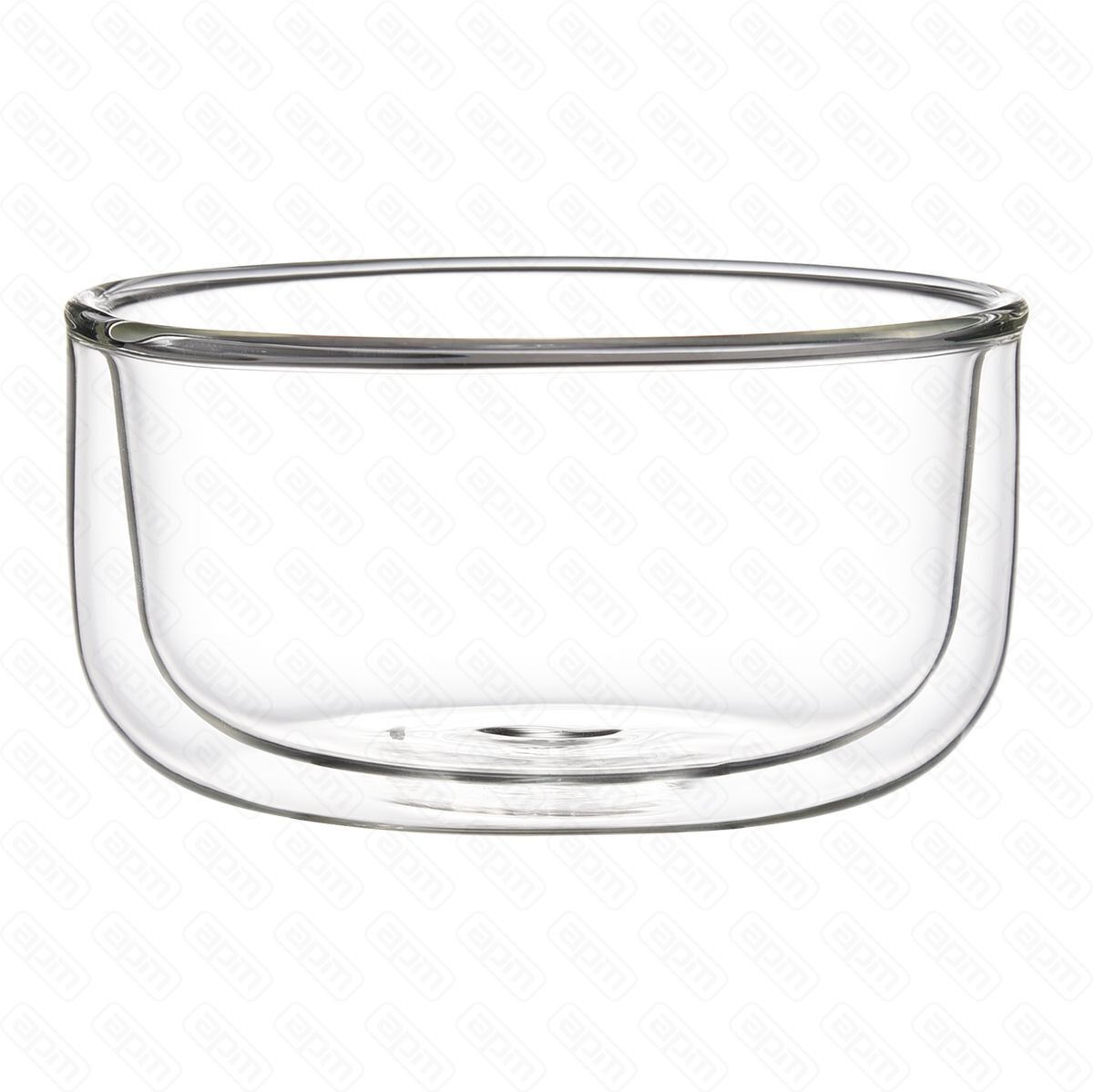 Набор салатников 2шт420 мл термостойкое стекло двойные стенки PL