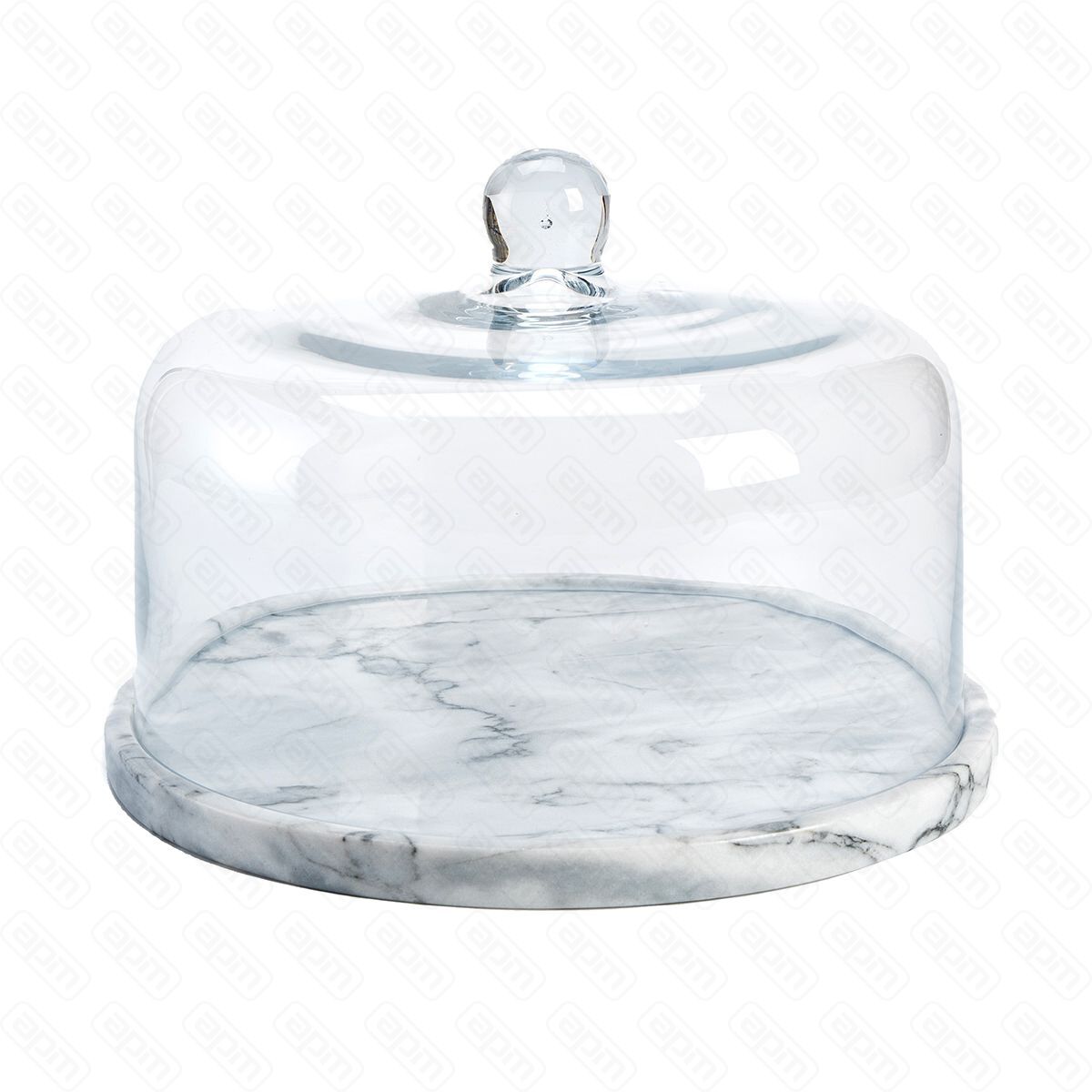 Тортовница со стеклянным колпаком h20 d28 PL-BarWare