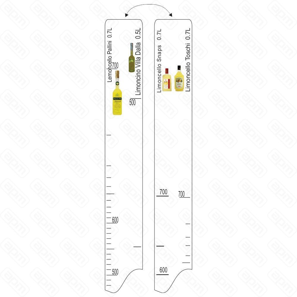 Барная линейка Lemoncello Pallini Snaps Toschi 700мл Villa Dalla 500мл PL Proff Cuisine