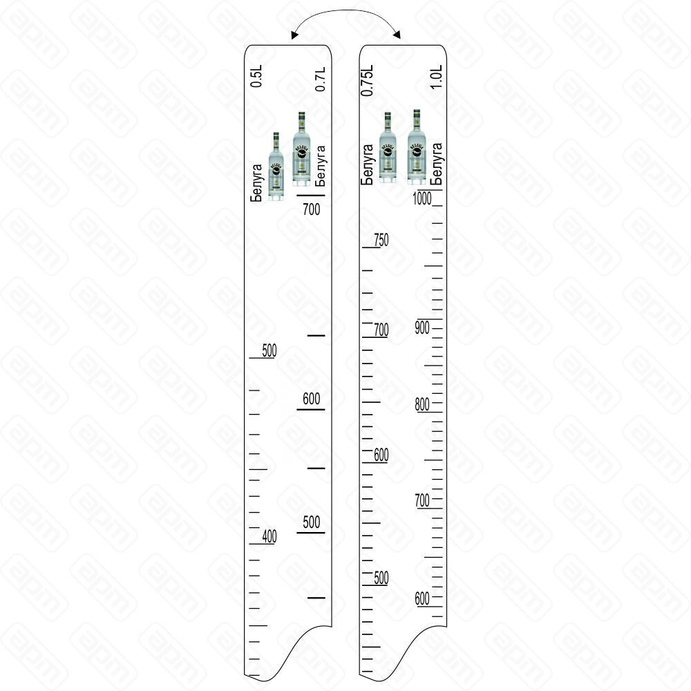Барная линейка Водка Белуга 500мл700мл750мл1мл PL Proff Cuisine