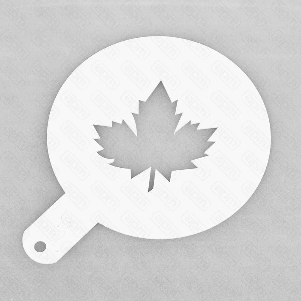 Трафарет пластиковый Кленовый лист d 11 см PL Proff Cuisine