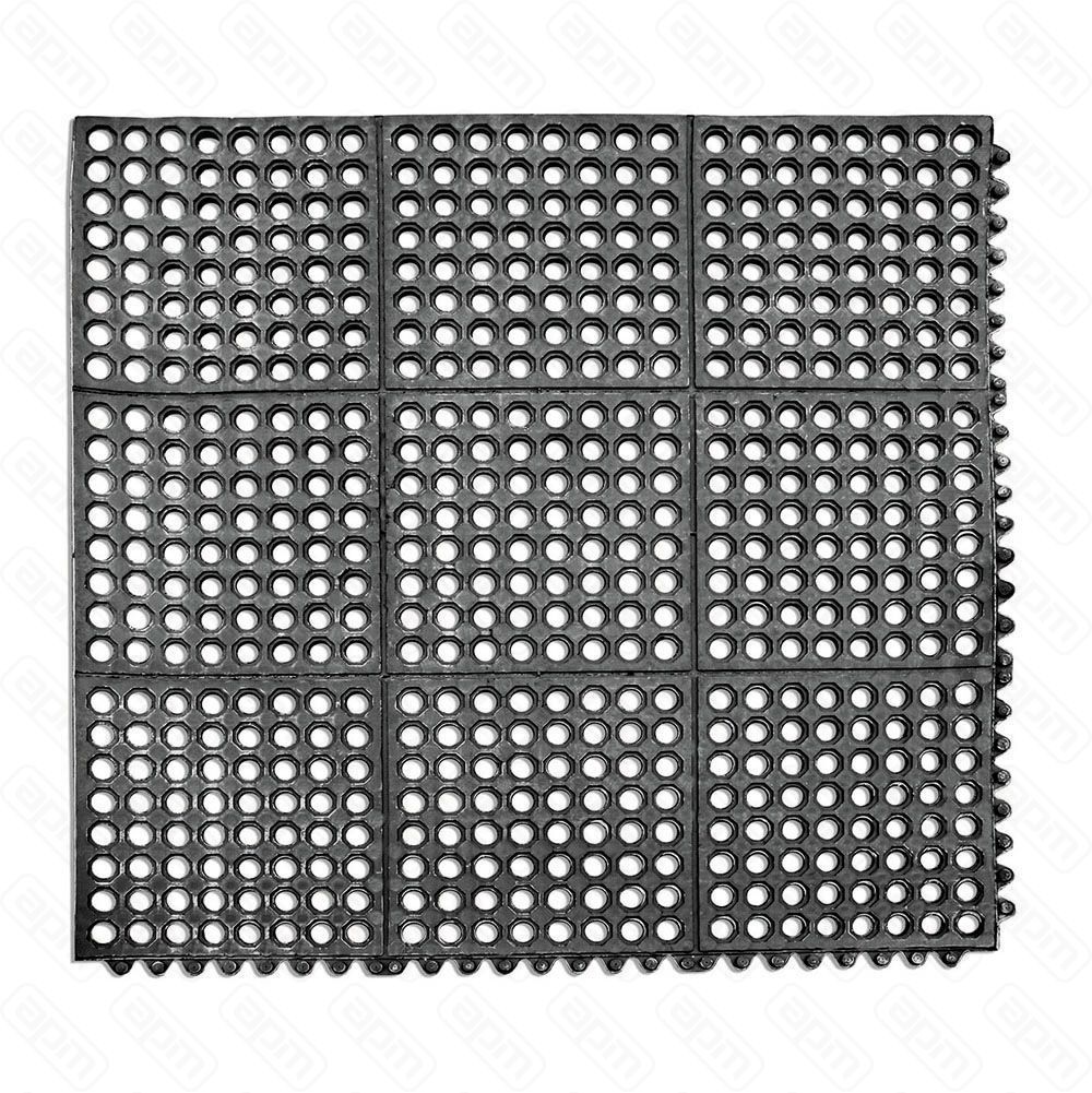 Коврик барныйкухонный напольный 9191 см черный резина PL - BarWare