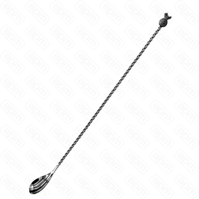 Ложка барная Ананас 43 см черный цвет PL- Barbossa