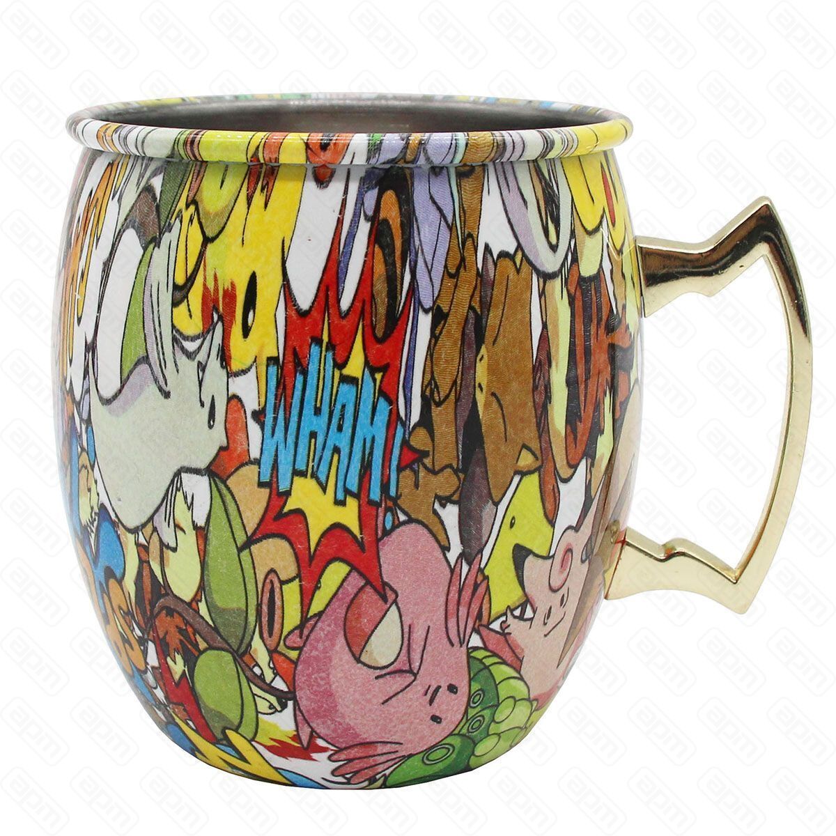 Кружка коктейльнаяMoscow Mule-Animal 550 млметаллическая PL-Barbossa