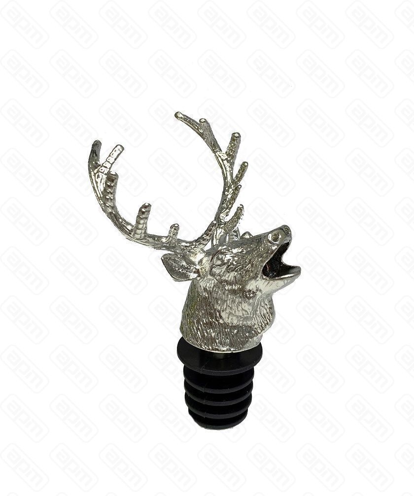 Пробка-гейзер для бутылокхромированная Олень-Deluxe PL - Barbossa