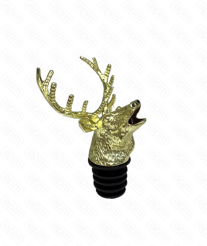 Пробка-гейзер для бутылокцвет-золотой Олень-Deluxe PL - Barbossa