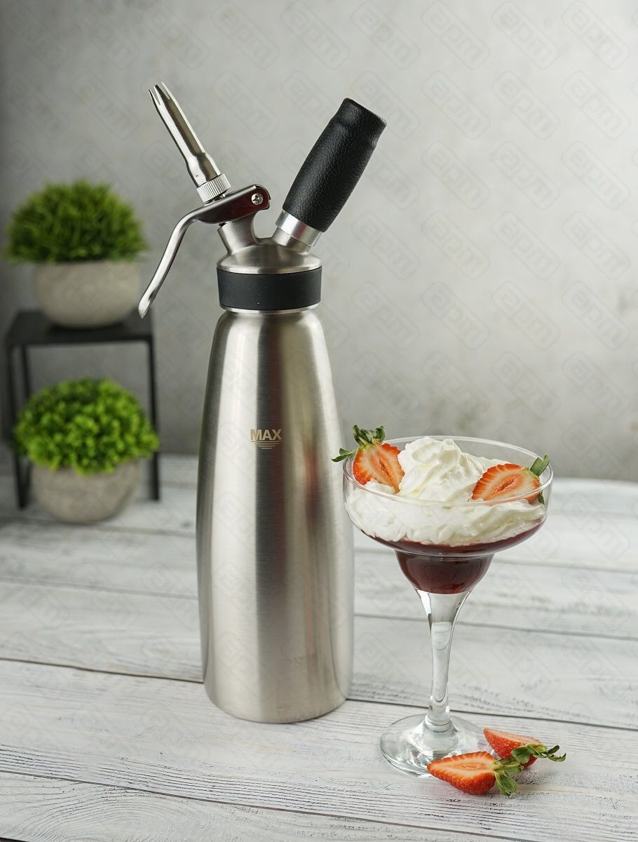 Сифон кремер для взбивания сливок нержавеющая стальалюминий 1 л PL- Barbossa