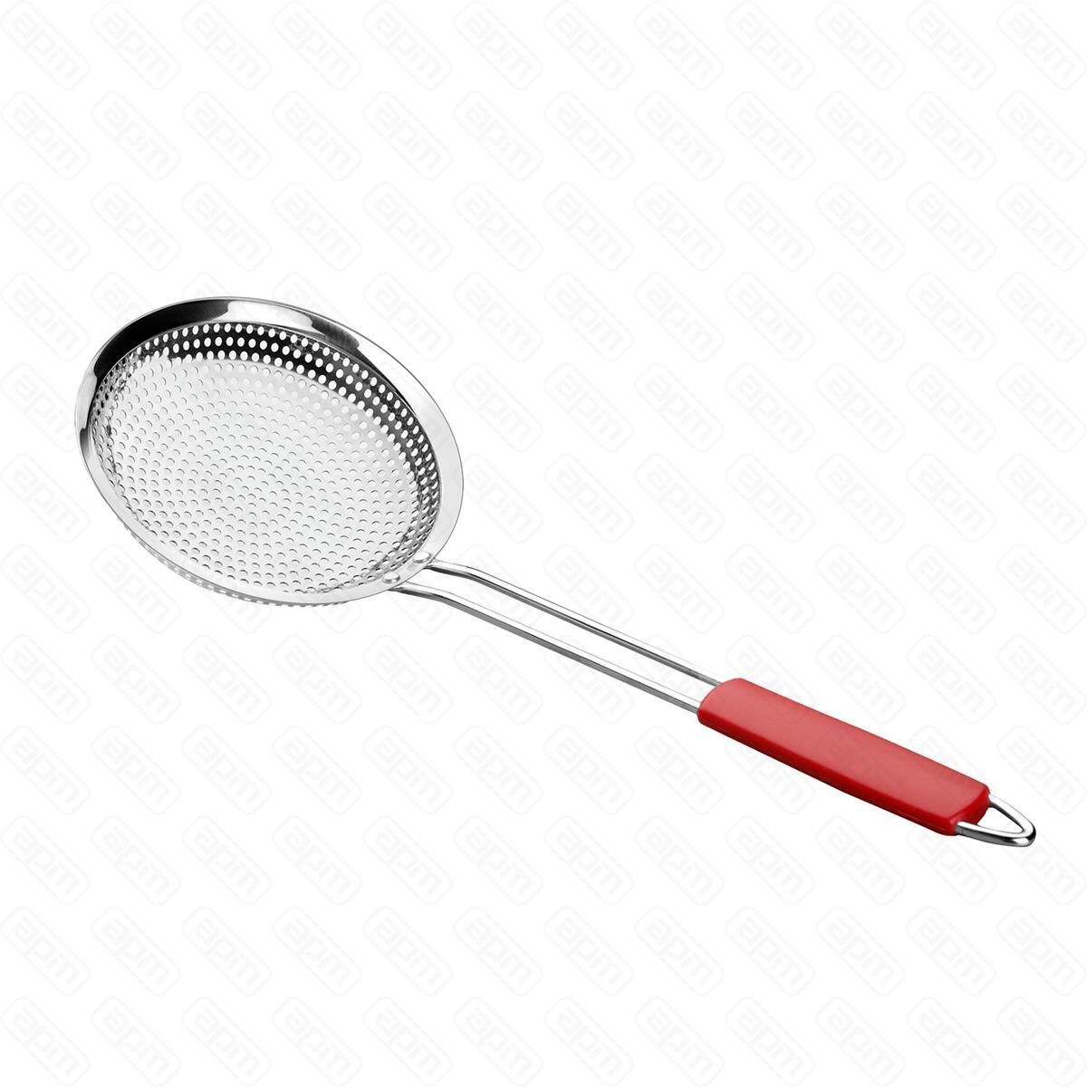 Шумовка 165 смметаллическая ручка с деревянной вставкой  PL Proff Cuisine