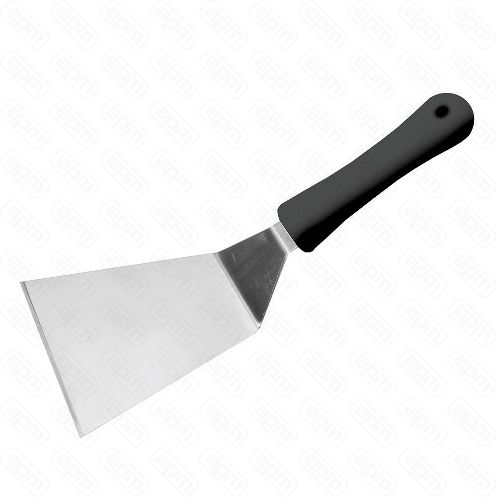 Лопатка-скребок 12 см черная пластиковая ручка PL Proff Cuisine