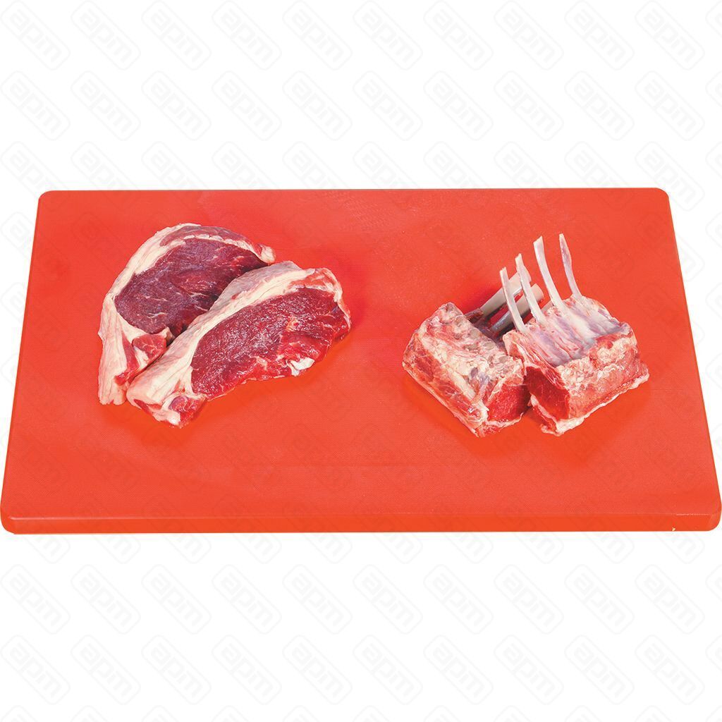 Доска разделочная 503518 см красная пластик PL Proff Cuisine