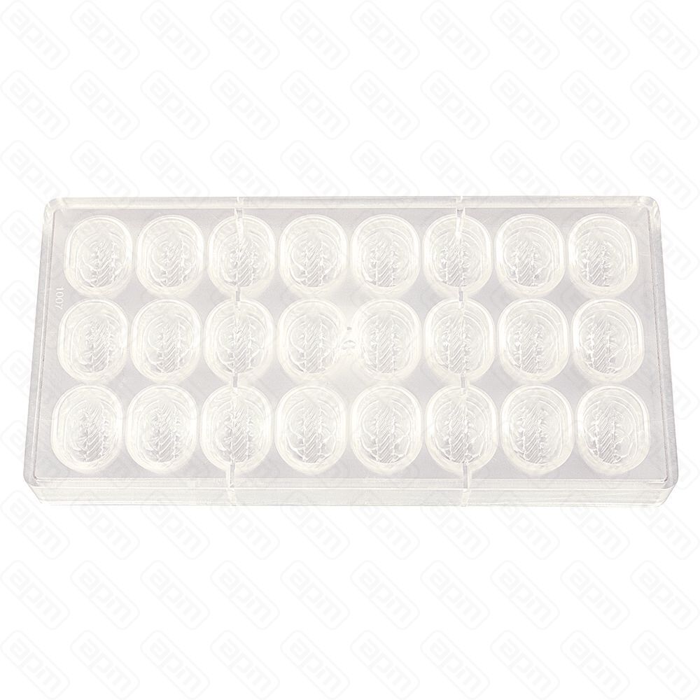 Пластиковая форма Овал с узором 24 ячейки 342523 мм PL Proff Cuisine