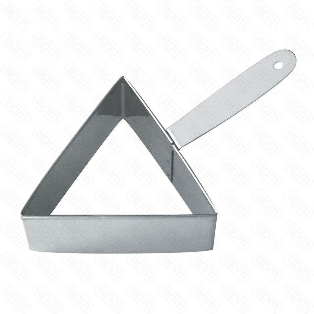 Форма для выкладки с ручкой треугольник со сторонами 10 см h 4 см PL Proff Cuisine