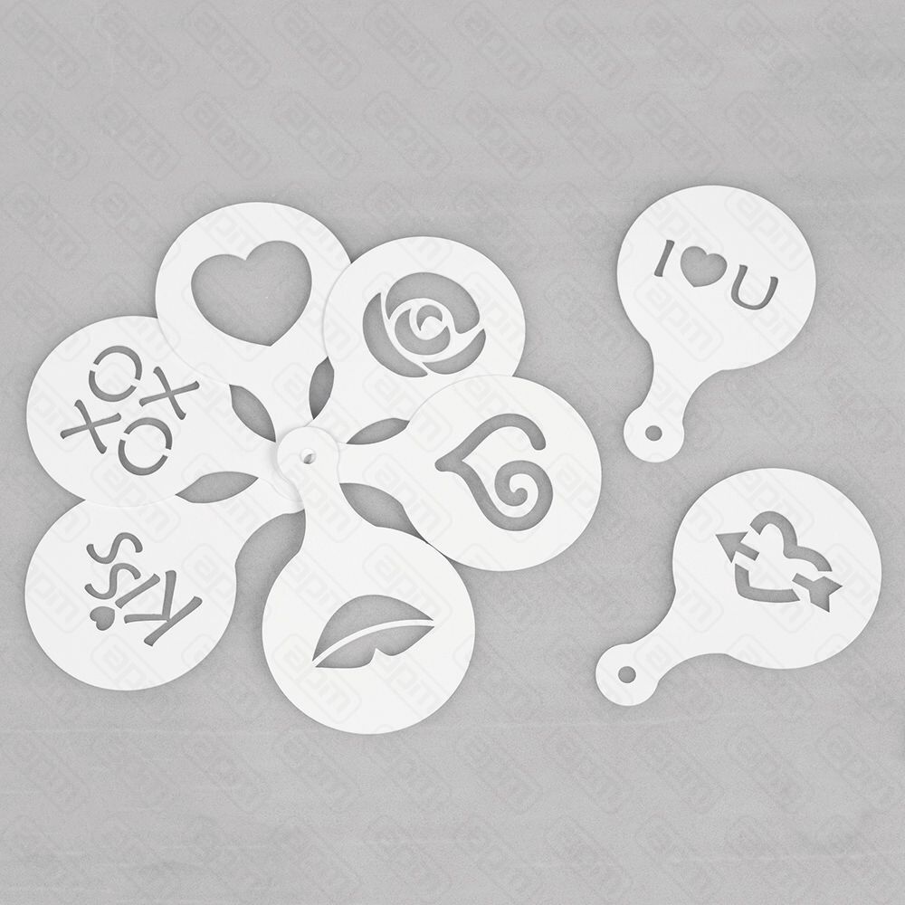 Набор трафаретов 8 шт PL Proff Cuisine